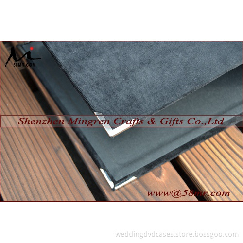Fabric Linen Velvet Swatch Sample Book Cover with Screw Binding